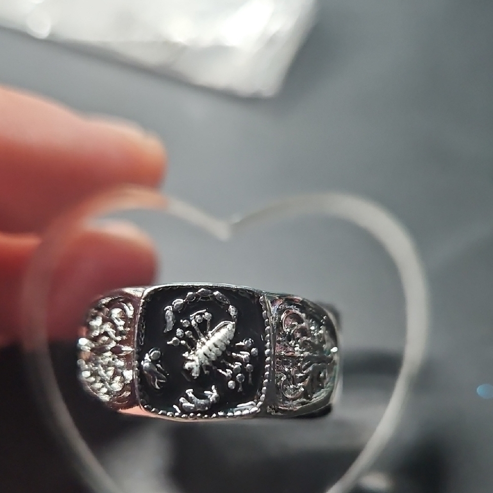 Silver Scorpion Ring